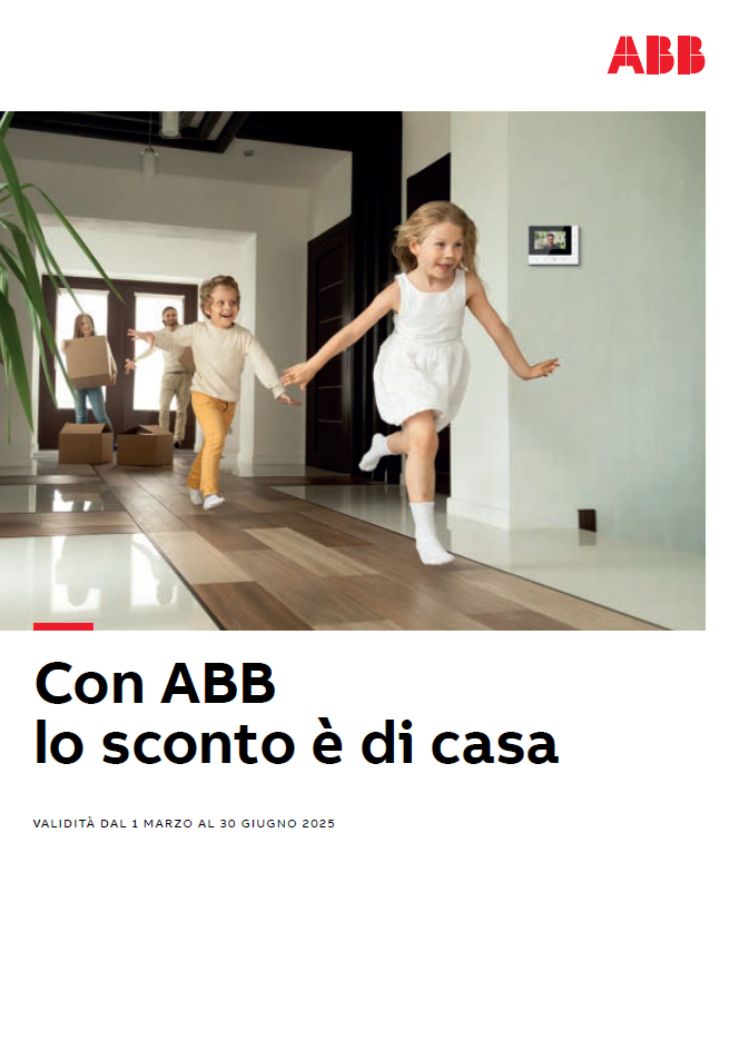 Copertina Volantino ABB Welcome M