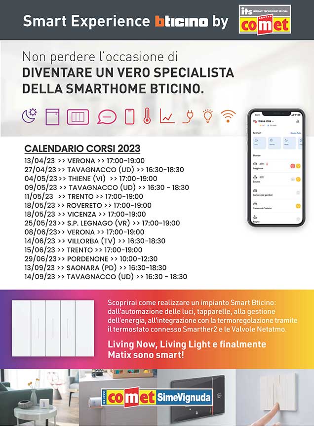 brochure corso smart experience bticino
