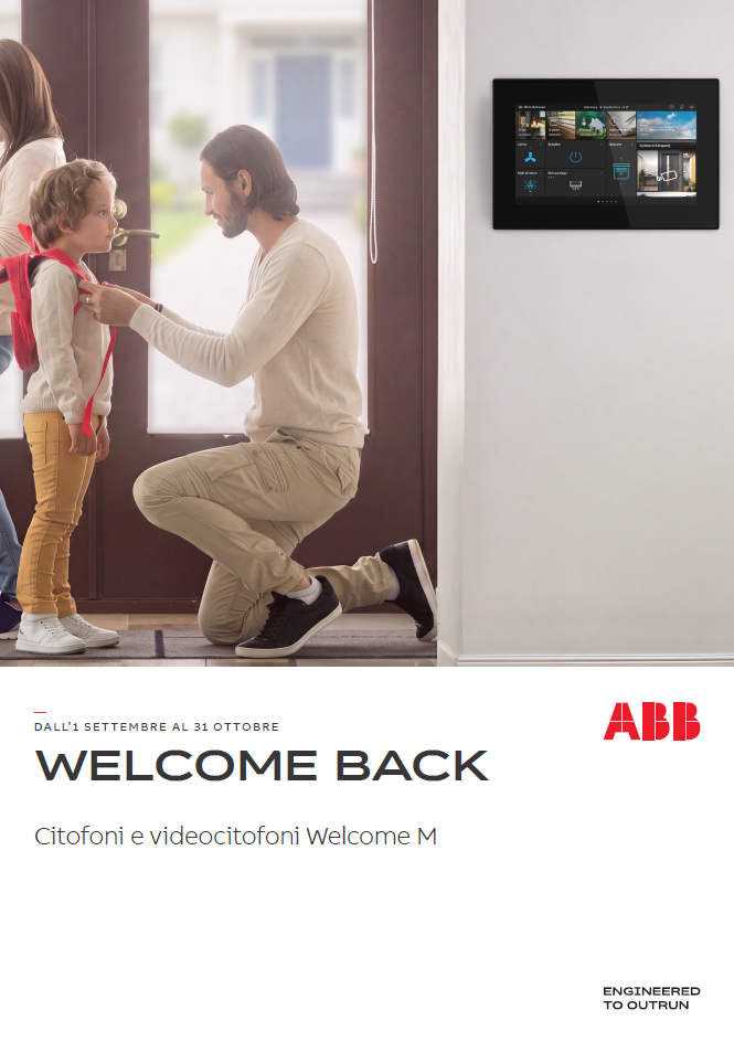 Copertina Volantino ABB Welcome M