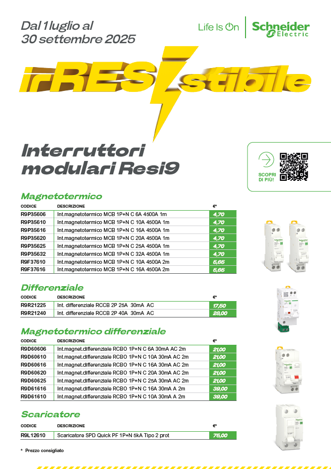 copertina promo irresistibile schneider