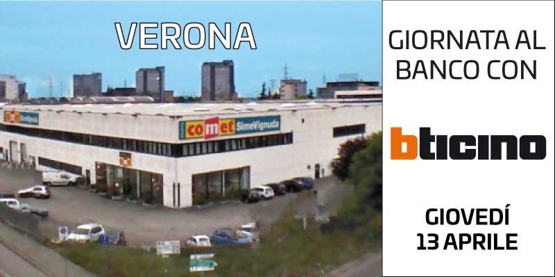giornata al banco di verona con bticino
